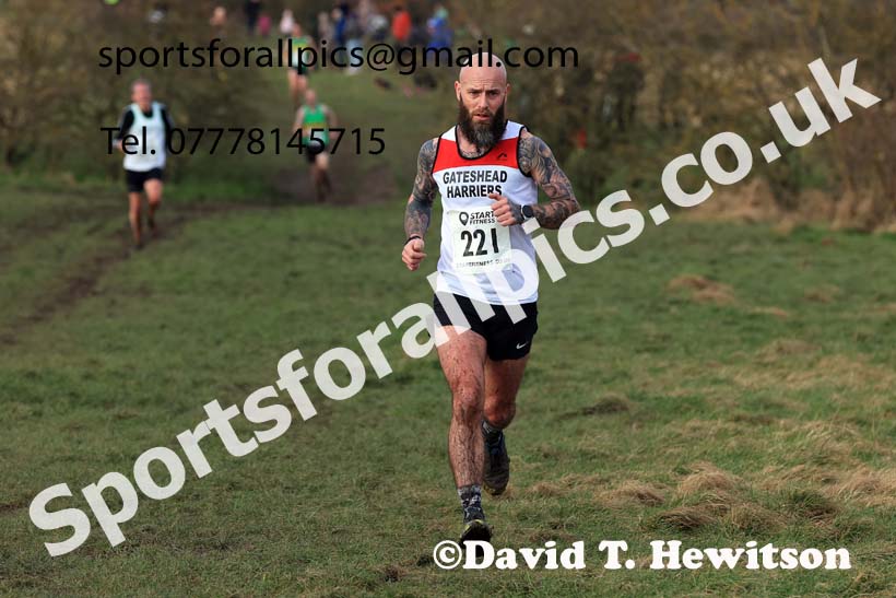 Mens 35 to 64, 2024 NEMAA Cross Country Champs., Wallsend. Photo: David T. Hewitson/Sports for All Pics